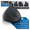 CSL Wireless Vertical Ergonomic Mouse, Bluetooth 4.0 Wireless Optical Mouse