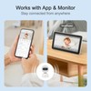 Simsky Smart Baby Monitor with 2×4MP Camera, 6X Optical Quality