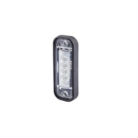 HELLA 2KA 010 278-011 Licence Plate Light - LED - 24V - Fitting - LED colour: White - Plug: Blade Terminal - Upper