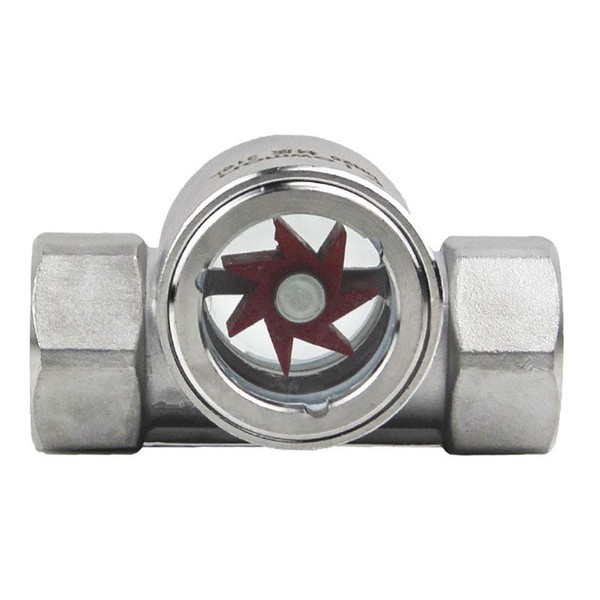 3/4" BSP Female to Female Stainless Steel 304 Sight Water