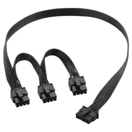 ELFJMZP 12VHPWR to 3X 8Pin PCIe GPU Adaptor Cable, 18AWG Full Copper 12VHPWR Adapter 50+15+15cm for ATX 3.0 Modular PSU, Compatible with RTX 3090Ti 4070Ti 4080 4090 Graphics Card