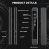 AMERTEER Wireless Presenter Remote – Presentation Clicker with 2.4GHz RF