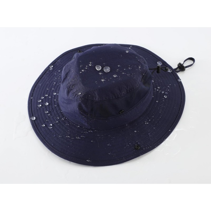 Connectyle UPF 50+ Safari Hat, Men's Sun Hat, Foldable, Wide