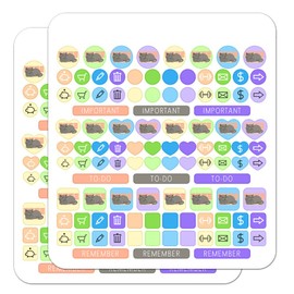 Chubby British Short Hair Grey Cat Planner Calendar Scrapbooking Crafting Sticker Set