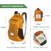 4Monster Water Resistant Foldable Backpack, Packable Hiking Daypack, Ultralight Travel