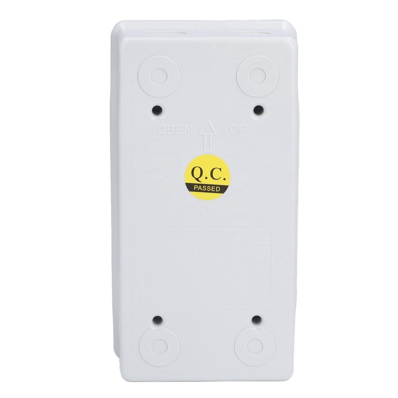 Distribution Box Waterproof 4 Way Plastic Junction Case Transparent Cover