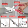 KUMSTLY Poultry Shears Heavy Duty Stainless Steel Aluminium Alloy Meat