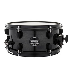 Mapex MPX Maple/Poplar Side Snare Drum - 6 x 12-inch - Black with Black Hardware