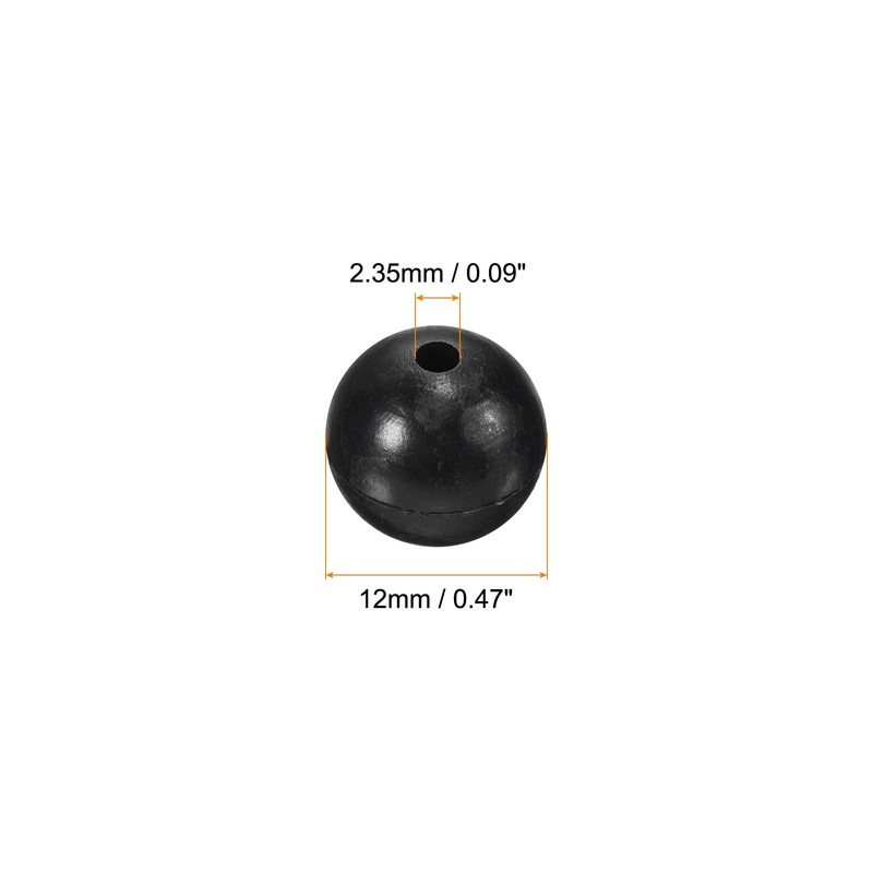 PATIKIL Pack of 200 12 mm Fishing Beads Plastic Fishing