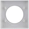 Legrand 600851 Square Dooxie Plate with 1 Post Aluminium Effect