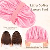 YANIBEST Large Jumbo Satin Hair Bonnets for Sleeping Double Layer
