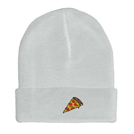 BNE Pizza Slice Pepperoni Embroidery Stitch EM-0008-White