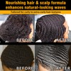 Natural Wave Pomade for Men Strong Hold, Easy Wash -