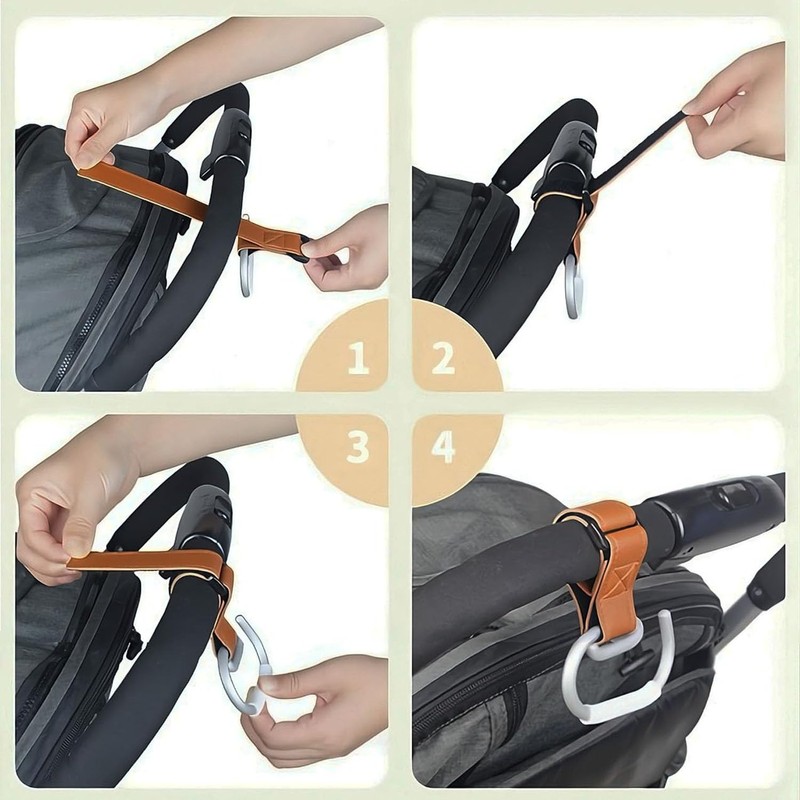 Baby Stroller Bicycle Pedal Bike Multifunctional Universal Front Hook Velcro