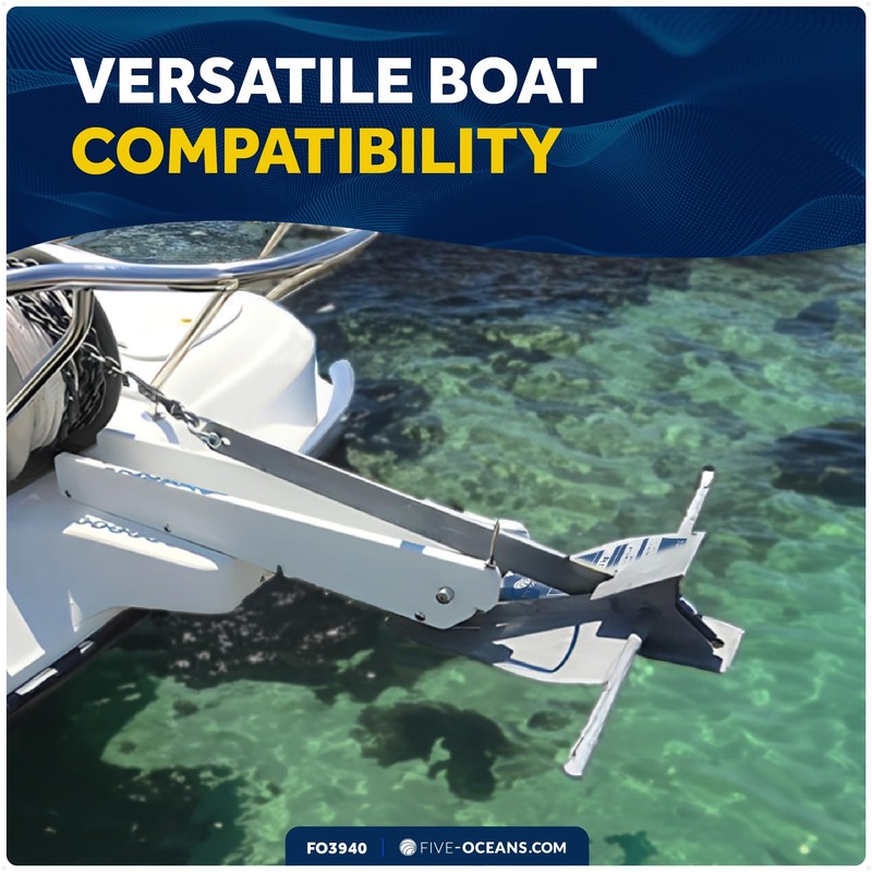 Five Oceans Boat Anchor - Fluke Anchor, 8 Lb, Galvanized