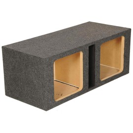 Square Solobaric Dual 12" Ported L3 L5 L7 Subwoofer Box Speaker Enclosure