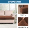 H.VERSAILTEX Stretch 3 Piece T Cushion Sofa Slipcovers Individually Sofa