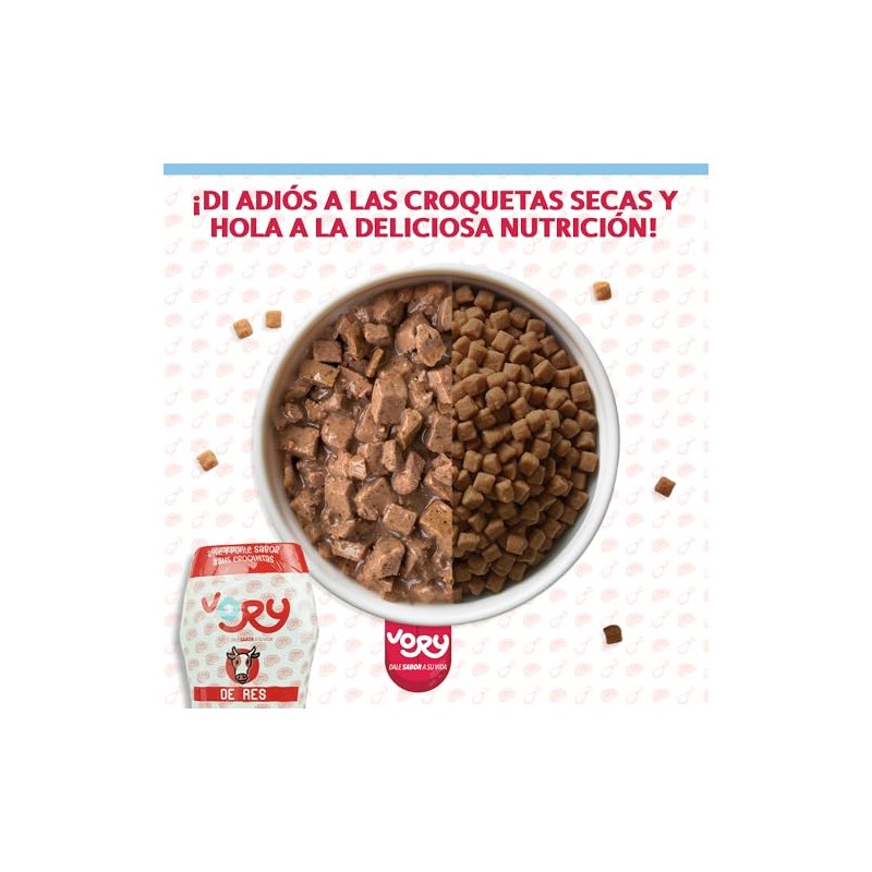 VORY Aderezo para Croquetas de Perro - Vitaminas y Probióticos