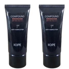 IOPE 아이오페 맨 컴파운드 선 스크린 50ml x 2개 저자극선크림 남자선크림 미백 IOPE Men Compound Sun Screen 50ml x 2 Low-Stimulation Sun Cream for Men Whitening