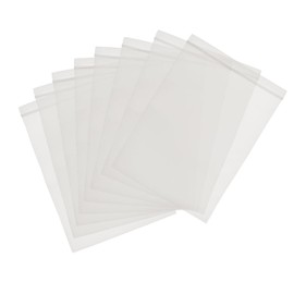 Hyshina 100PCS Clear Plastic Reclosable Zip Poly Bags with Resealable Lock Seal, 1.6-MIL Thick Self-Sealing Small Bags for Travel, Gifts, Ideal for Jewelry, Pill, Beads, Storage, Packaging (4" x 6")