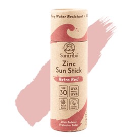 Suntribe Organic Sun Cream - Face & Sport - SPF 30, 100% Zinc - Reef Safe - 3 to 4 Ingredients - 30ml
