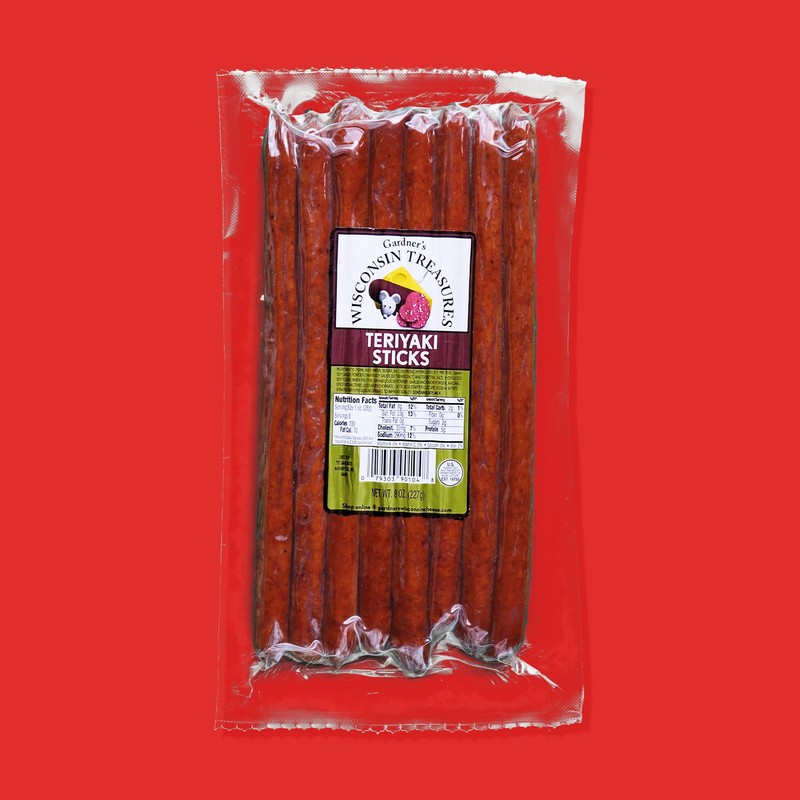 Gardner's Wisconsin Cheese, Meat Sticks (1 Ounce Sticks, Pack of