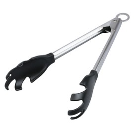 Pearl Metal Tongs, 10.4 inches (26.5 cm), Nylon, Spaghetti Vegilive CC-1076, Black