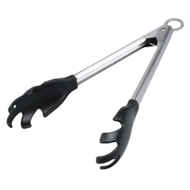 Pearl Metal Tongs, 10.4 inches (26.5 cm), Nylon, Spaghetti Vegilive CC-1076, Black