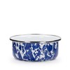 Golden Rabbit Enamelware - 12-piece Dinnerware Gift Set (Cobalt Swirl)