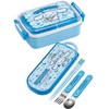 Skater TACC2AG-A Trio Set, Chopsticks, Spoon and Fork, Cinnamoroll, Scallop,