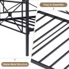 VECELO Classic Metal Daybed Frame Mattress Foundation Bed Sofa with