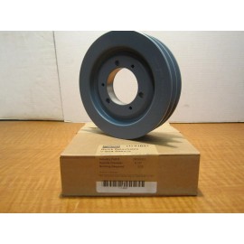 Unbranded Quick Detachable Bushed Bore Cast Iron 6.15" Dia. 2 Grooves V-Belt Pulley NEW