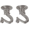 WESTINGHOUSE Lighting Corp 70444 1-1/2 Pewter Swag Hook, 2-Pack, No