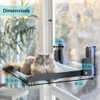 Luli & Cat Cat Window Perch: Cordless, Foldable Wooden Cat