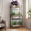 KaKaBB 5-10 Gallon Fish Tank Stand, Upgrade Heavy Duty Aquarium