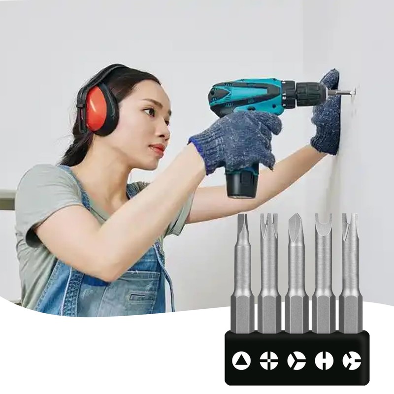 Lcyen 5-Piece Special Shaped Screwdriver Set, Triangle Screwdriver, 50 mm