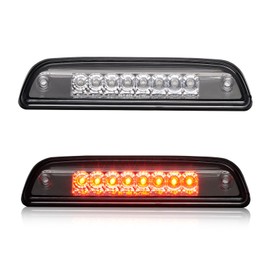 Third Brake Light with Strobe Flash for 1995-2015 Toyota Tacoma Accessories, High Mount Rear Brake Lights Assembly for 95-15 Toyota Tacoma, Waterproof Rear Cab Center Tail Lights (Chrome)