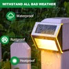 JSOT 12 Pack Solar Lights Outdoor Waterproof for Stairs Decor,