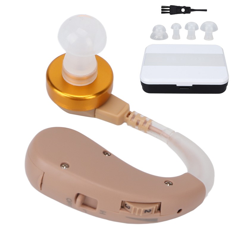 Hearing Aid Earphone Amplifier with Sterilization Box Noise Reduction Ear