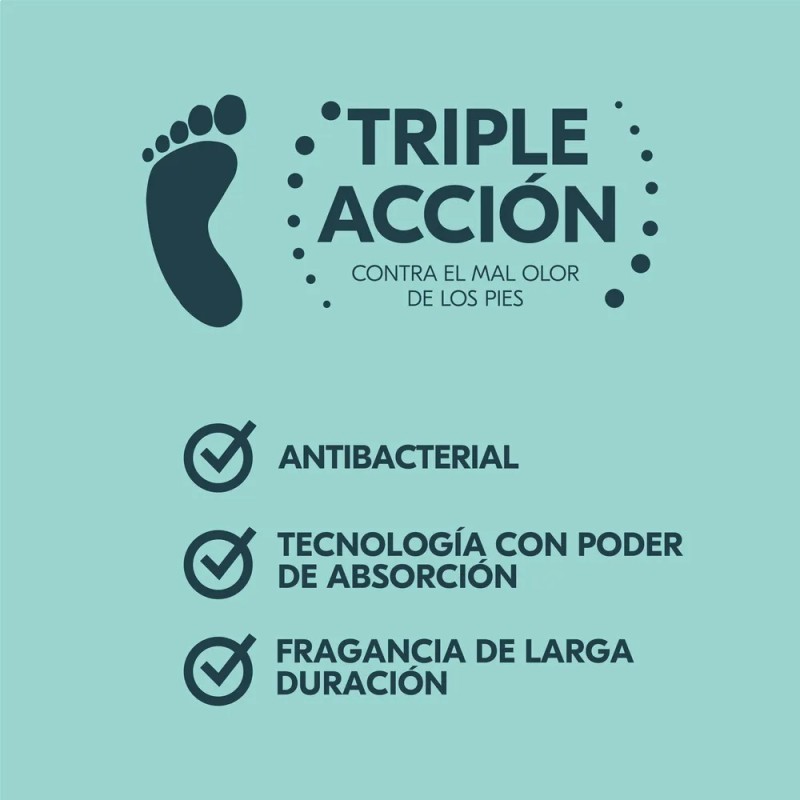 Talco para Pies Rexona Efficient Antibacterial 200 g
