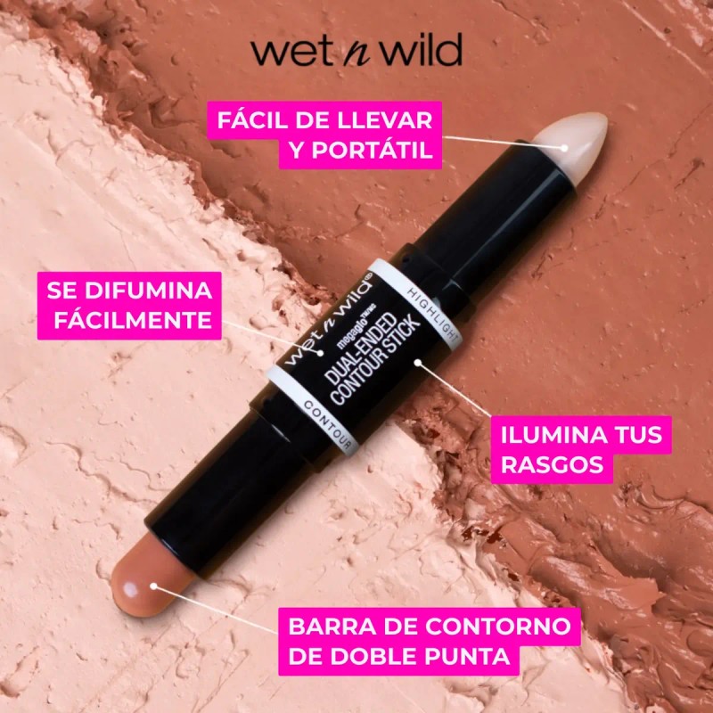 ✨ Wet n Wild MegaGlo Dual-Ended Contour Stick – 2-in-1