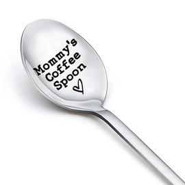 Mothers Day Gift for Mom Coffee Spoon Gift for Mama Birthday Gifts for Mother in Law Wedding Gifts 2024 Mommy Gifts for Women Mother's Day Gifts for New Moms I Love You Momma Gifts from Daughter Son