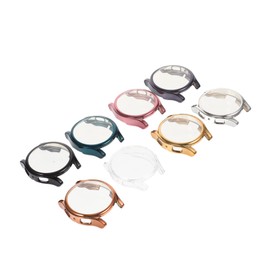 Mipcase 8Pcs Shockproof Scratch Smartwatch Shells for Durable TPU Protection Easy Installation Fashionable Colors Compatible with Various Dressing Styles