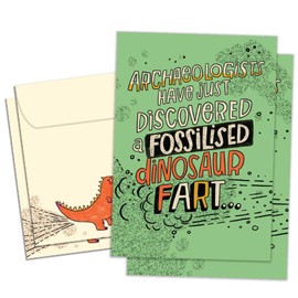 Tree-Free Greetings Birthday Greeting Card 2 Pack with Matching Envelopes, Eco Friendly, Made in USA, 100% Recycled Paper, 5 x 7, Blast from the Past (GT69211)