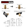 JQK Closet Door Ball Catch Hardware, Stainless Steel Catch Adjustable