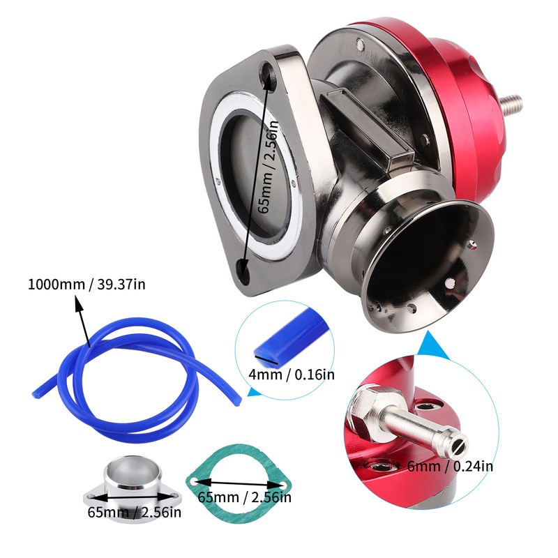 Aluminum Turbo Blow Off Valve BOV Dump Valve Kit Universal