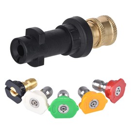 Pressure Washer Adapter, 1/4 Quick Connect Female Fitting, High Pressure Washer Coupler Quick Release Hose Pipe Connecting Parts Pressure Washer Adapter for Karcher