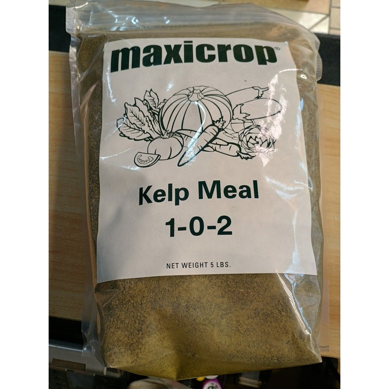Maxicrop Kelp Meal 1-0-2 Ascophyllum Nodosum 5 Lb. Organic Vegetable