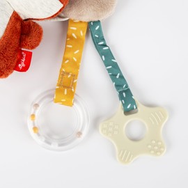 sigikid 43169 Baby Active Toy Fox, Red