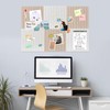 Smarpau 12 Pack Large Cork Board, 48"x36" Felt Bulletin Board,